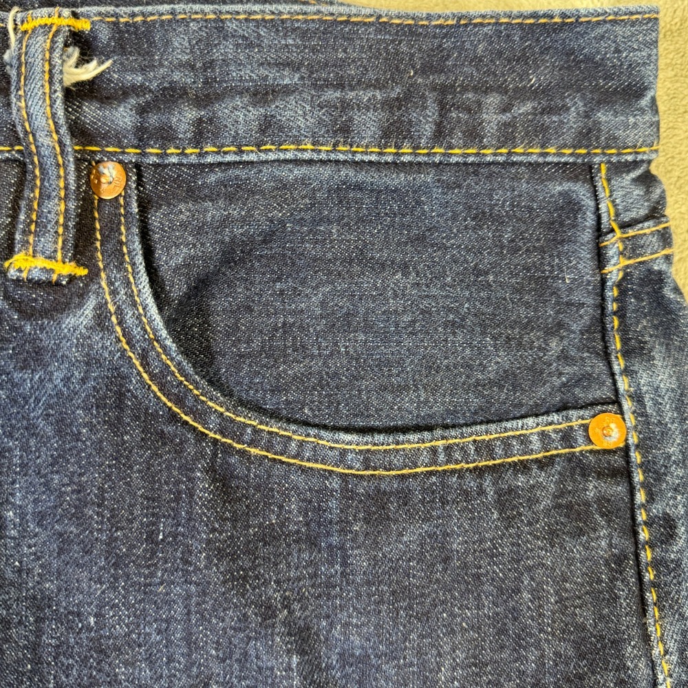 RRL Ralph Lauren Japan Woven Selvedge Denim Straight Leg Jeans Made in USA 32x32 - Picture 11 of 16